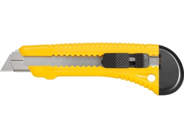 Multikniv 155 x 30 mm med avbrekkblad 18 mm, metallføring (93938)