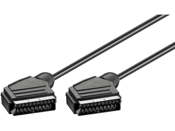 Tecline 1.5m Scart - Scart, 1,5 m, SCART (21-pin), SCART (21-pin), Hankjønn, Hankjønn, Nickel