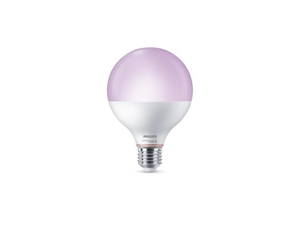 Philips Smart LED RGB G95-pære, E27-sokkel, 1055 lm, Wi-Fi/Bluetooth, Hvit, Wi-Fi 4 (802.11n), 802.11b, 802.11g, LED, Plast, E27