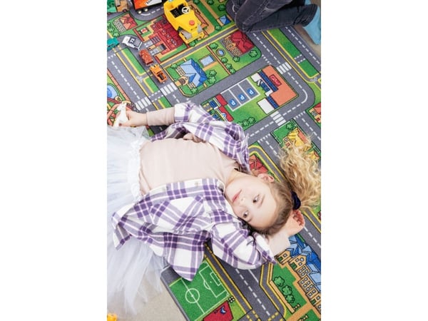 Bil Legetæppe Playcity 95 x 200 cm