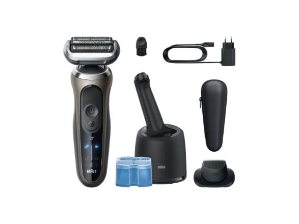 Braun Series 7 72-C7200cc, Barberingsmaskin, Svart, Gull, Rustfritt stål, Knapper, Intensiv, Normal, LED