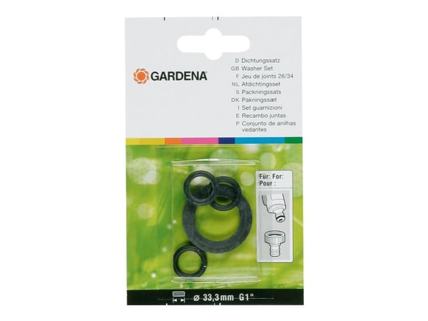 Gardena 1124-20, Vesisuihkuleikkuun tiiviste, Rengas, Musta, Gardena 901-50, 2901-20