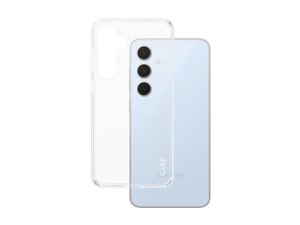 CARE by PanzerGlass Flagship Case Transparent Urban Combat m. Klarer Rahmen Samsung Galaxy S24 FE 5G