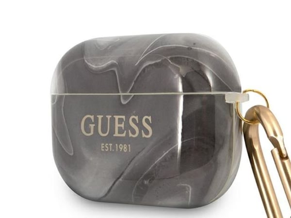 Guess GUAPUNMK AirPods Pro Cover Musta/Musta marmorikokoelma