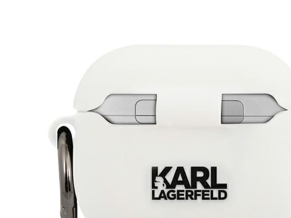 Karl Lagerfeld beskyttelsesetui KLACA3SILCHWH Silicone Choupette til AirPods 3 hvit