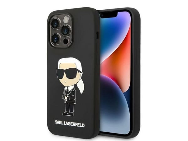Karl Lagerfeld Silikon NFT Ikonik - iPhone 14 Pro-deksel (svart)