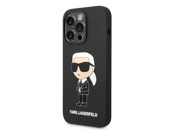 Karl Lagerfeld Silikon NFT Ikonik - iPhone 14 Pro-deksel (svart)