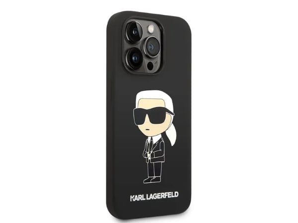Karl Lagerfeld Silikon NFT Ikonik - iPhone 14 Pro-deksel (svart)