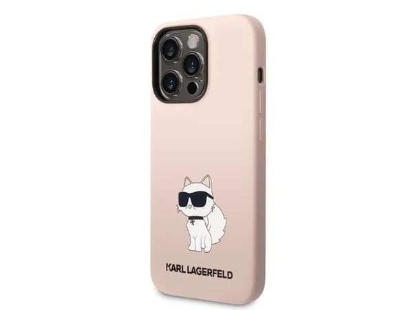 Karl Lagerfeld KLHCP14XSNCHBCP iPhone 14 Pro Max 6,7" hardcase rosa/rosa Silikon Choupette