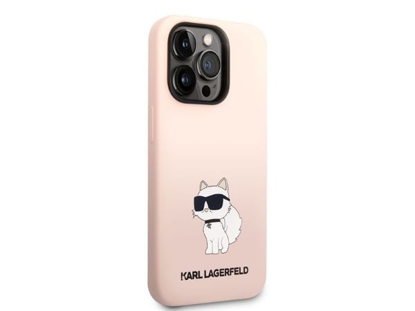 Karl Lagerfeld KLHCP14XSNCHBCP iPhone 14 Pro Max 6,7" hardcase rosa/rosa Silikon Choupette