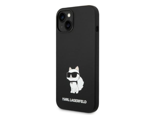 Karl Lagerfeld KLHMP14MSNCHBCK iPhone 14 Plus 6.7 Hard Deksel Svart/Sort Silikon Choupette MagSafe