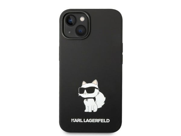 Karl Lagerfeld KLHMP14MSNCHBCK iPhone 14 Plus 6.7 Hard Deksel Svart/Sort Silikon Choupette MagSafe