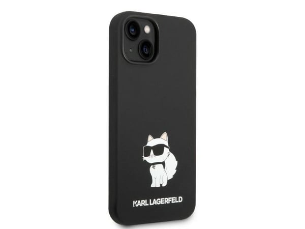 Karl Lagerfeld KLHMP14MSNCHBCK iPhone 14 Plus 6.7 Hard Deksel Svart/Sort Silikon Choupette MagSafe