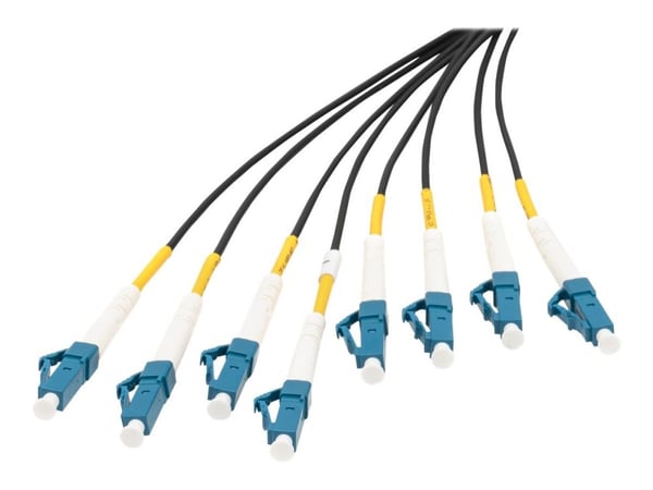 DIGITUS - Utbruddskabel - LC/UPC-enkeltmodus (P) til LC/UPC-enkeltmodus (P) - 30 m - fiberoptisk - 9 / 125 micron - G.657.A1/OS2 - halogenfri, inne...