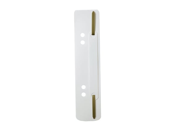 Durable 690102, Clips för inbindning, Vit, Metall, Plast, 250 styck