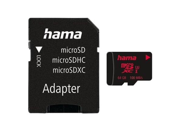 Hama 00123979, 64 GB, MicroSDXC, Klasse 3, UHS