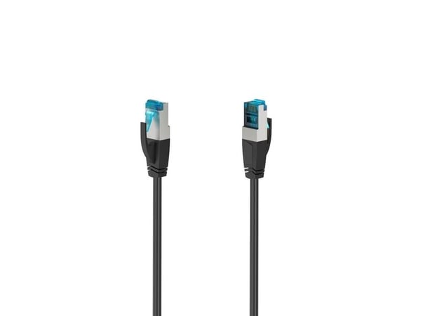 Hama - Nettverkskabel - RJ-45 (hann) til RJ-45 (hann) - 50 cm - S/FTP - CAT 6a - svart