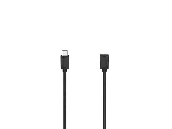 Hama Full-Featured, 0,5 m, USB C, USB C, USB 3.2 Gen 1 (3.1 Gen 1), 5 Gbit/s, Svart