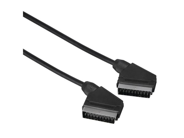 Hama 00205081, 1,5 m, SCART (21-pin), SCART (21-pin), Hankjønn, Hankjønn, Svart