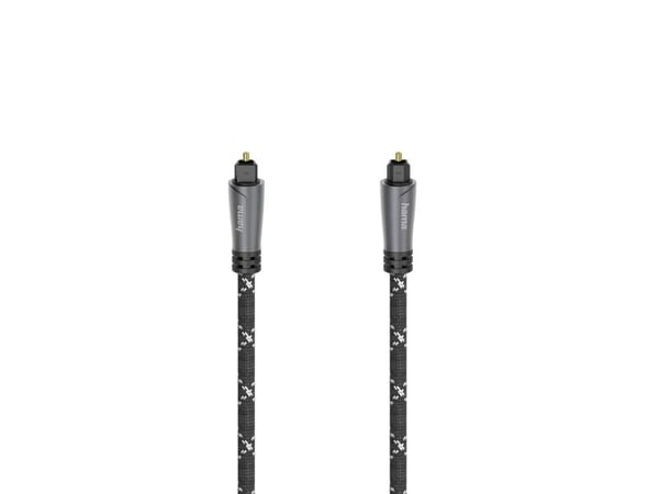 Hama 00205139, TOSLINK, Hanstik, TOSLINK, Hanstik, 1,5 m, Svart