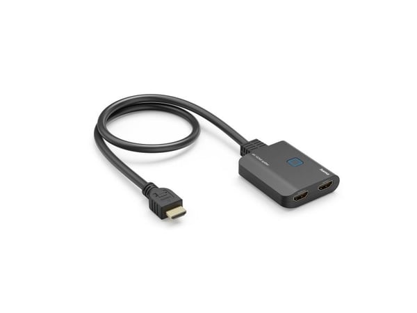 Hama 00205284, HDMI, 2x HDMI, 4096 x 2160 pikseliä, musta, 4K Ultra HD, 65,5 mm