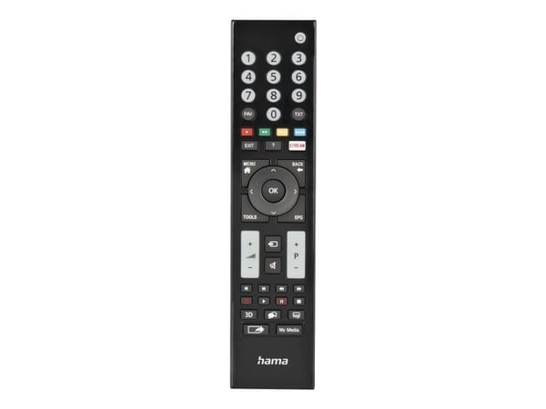 Hama 00221065, TV, IR Kabelfri, Trykknapper, Svart