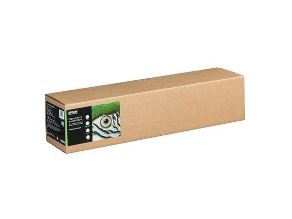Epson Fine Art II - Bomull - slät matt - 490 mikron - ljust vit - Rulle (61 cm x 15 m) - 300 g/m² - 1 rulle (rullar) box - lumppapper