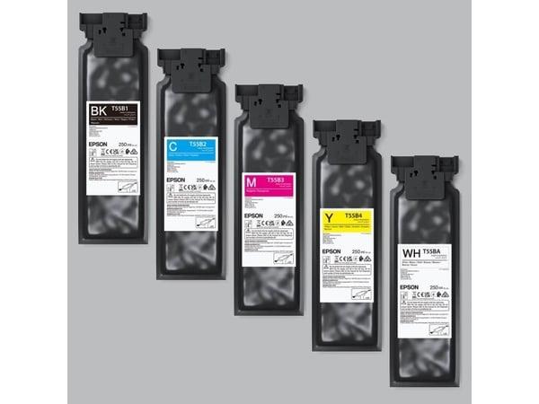 Epson UltraChrome DG2 T55B400 (250ml) | Ink Cartrige | Yellow, Keltainen, 250 ml, 1 kpl