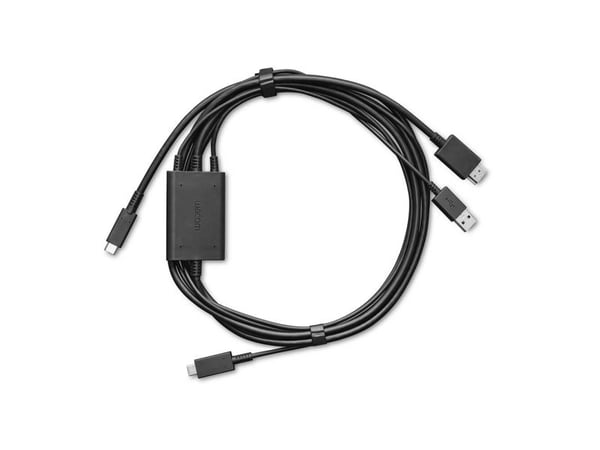 Wacom - Video / USB-adapter - USB-C (han) till USB, HDMI, USB-C (han)