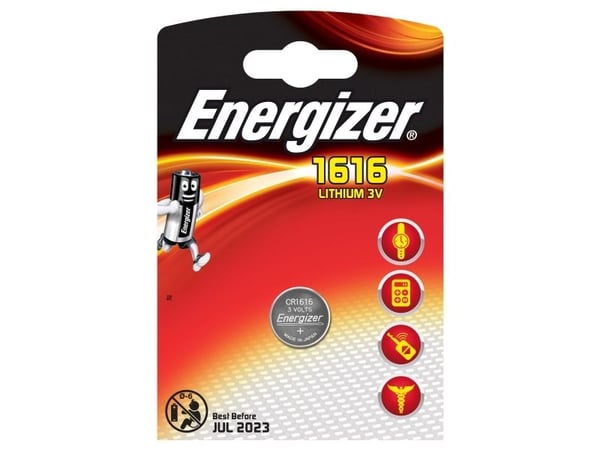 Energizer 1616 - Batteri CR1616 - Li - 60 mAh