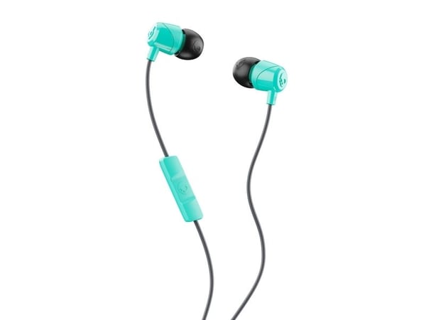 Skullcandy Jib - Ørepropper med mikrofon - i øret - kablet - 3,5 mm jakk - lydisolerende - Miami, svart