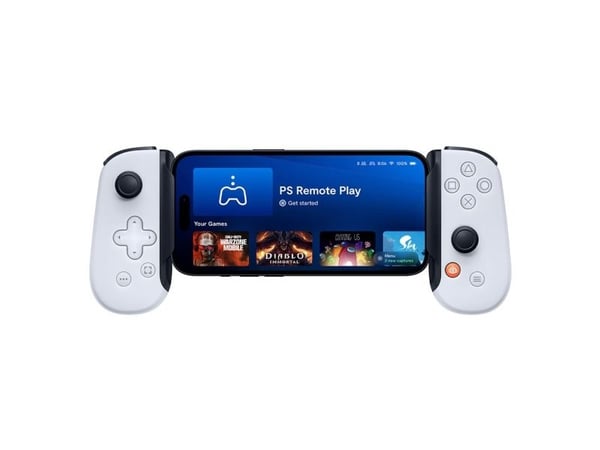 Backbone One - PlayStation Edition - håndkonsoll - kablet - hvit - for Android, iOS