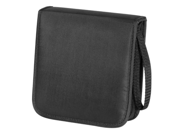 Hama CD Wallet Nylon 20 - CD/DVD-levyjen lompakko - 20 levyä - nylon - lajittelu - lajittelu