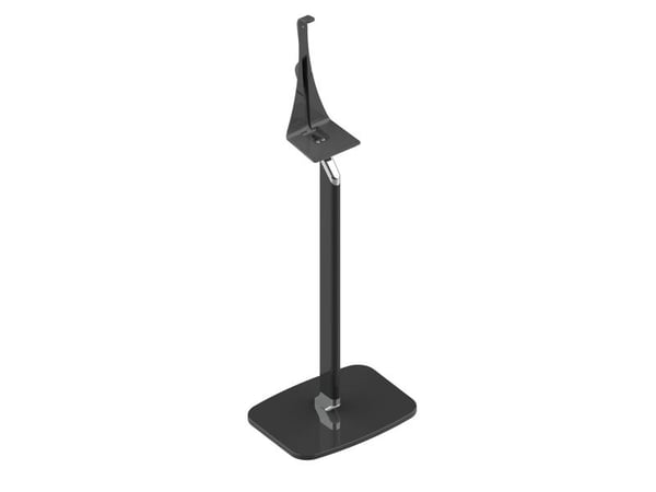 Flexson FLXSFIVEPFS1021, Lattia, Alumiini, Terästä, musta, Lattia, Sonos Five / Play:5, 1 kpl