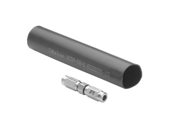 TRIAX Koaksiaalikaapelin liitos 0,7/4,8, 11/48L, Telass 110KU kaapeleille7 mm puristimella CC-SP 01