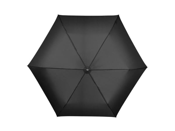 Samsonite Rain Pro, Kompakt, Paraply, Rund, Svart, Stål, Polyester