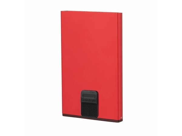 Samsonite Alu Fit, Kortfodral, Röd, Gjuten aluminium, Monokromatiskt, 6 kort, 64 mm