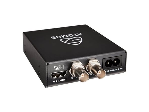Atomos Connect-AC S2H, Sort, 480i, 576i, 720p, 1080i, 1080p, 2.0 kanaler, SDI, HDMI, 100 - 240 V