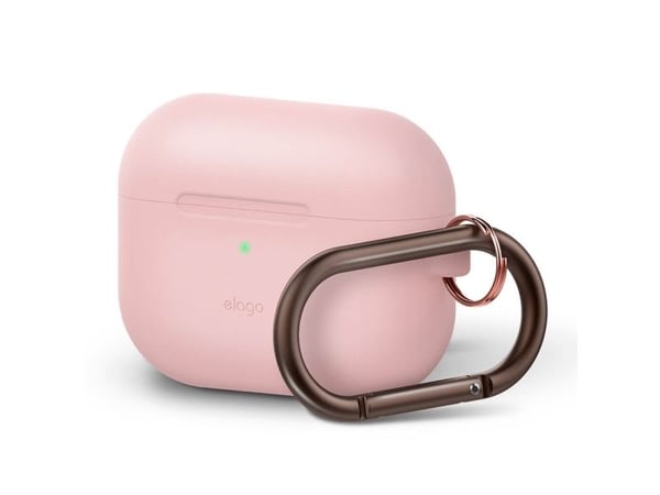 elago AirPods Pro Original Hang Case, laatikko, silikoni, vaaleanpunainen