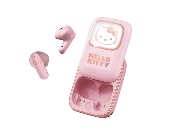 OTL Hello Kitty HK1281 ørepropper TWS Slide med LED, rosa