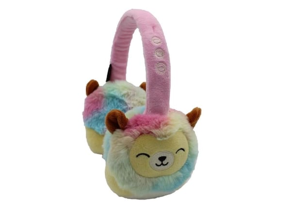 Squishmallows Plush Lion Leonard - trådløse hodetelefoner