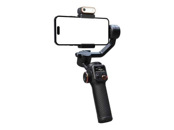 Hohem iSteady M6 KIT puhelingimbaali, AI Vision LED-valo ja jalusta, musta