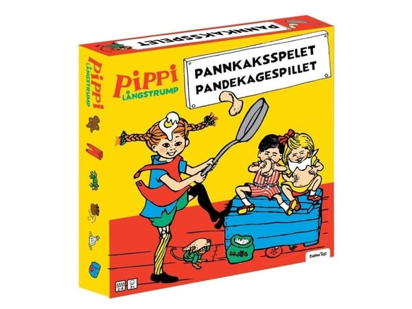 Pippi Langstrømpe - Pannekakespillet puslespill 100 brikker