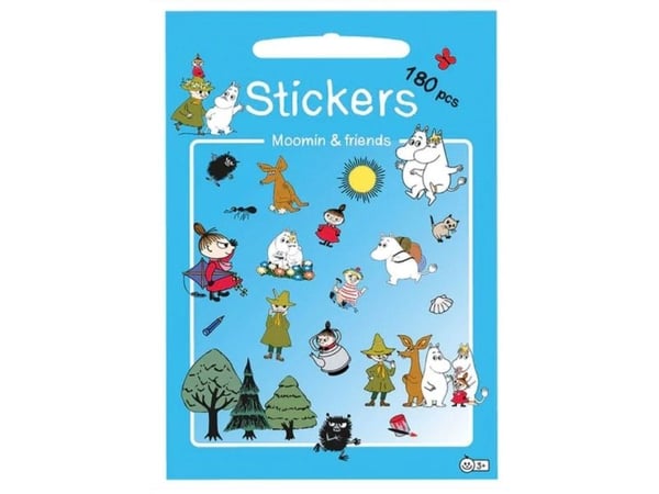 Barbo Toys klistremerkesett 180 stk. Mumitrollet