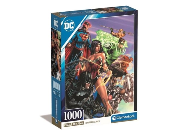 Clementoni Puslespil HQC DC Comics 1, 1000 brikker