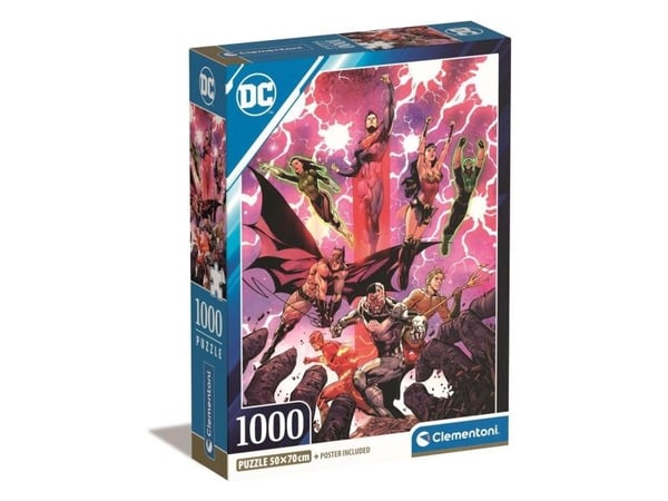 Clementoni Puslespil HQC DC Comics 2, 1000 brikker