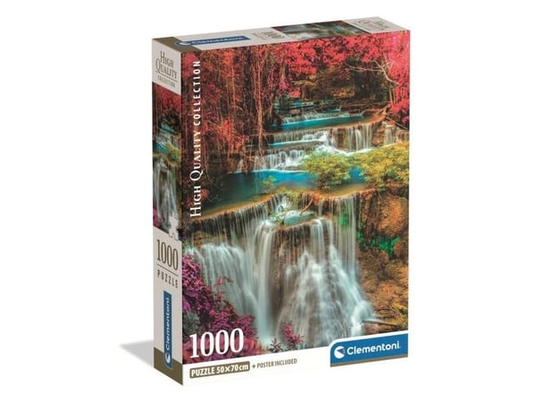 Clementoni Puslespil HQC Colourful Thai Falls, 1000 brikker