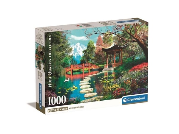 Clementoni Puslespil HQC Fuji Garden, 1000 brikker