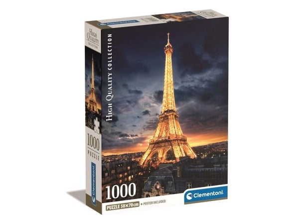 Clementoni Puslespil HQC Tour Eiffel 2020, 1000 brikker