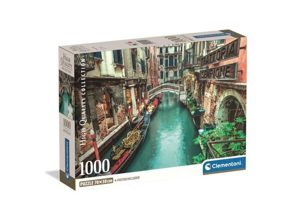 Clementoni Puslespil HQC Venice Canal, 1000 brikker